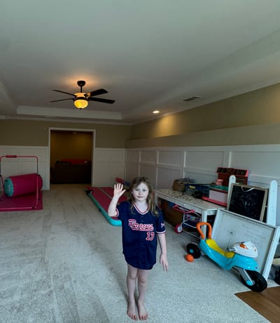 Isla's transformed room